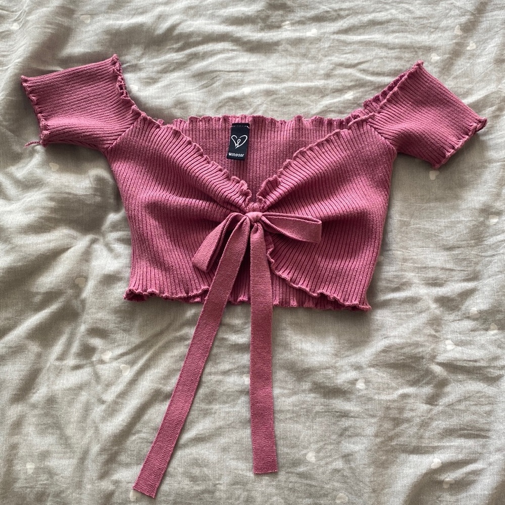 Pink/Purple Windsor Crop Top